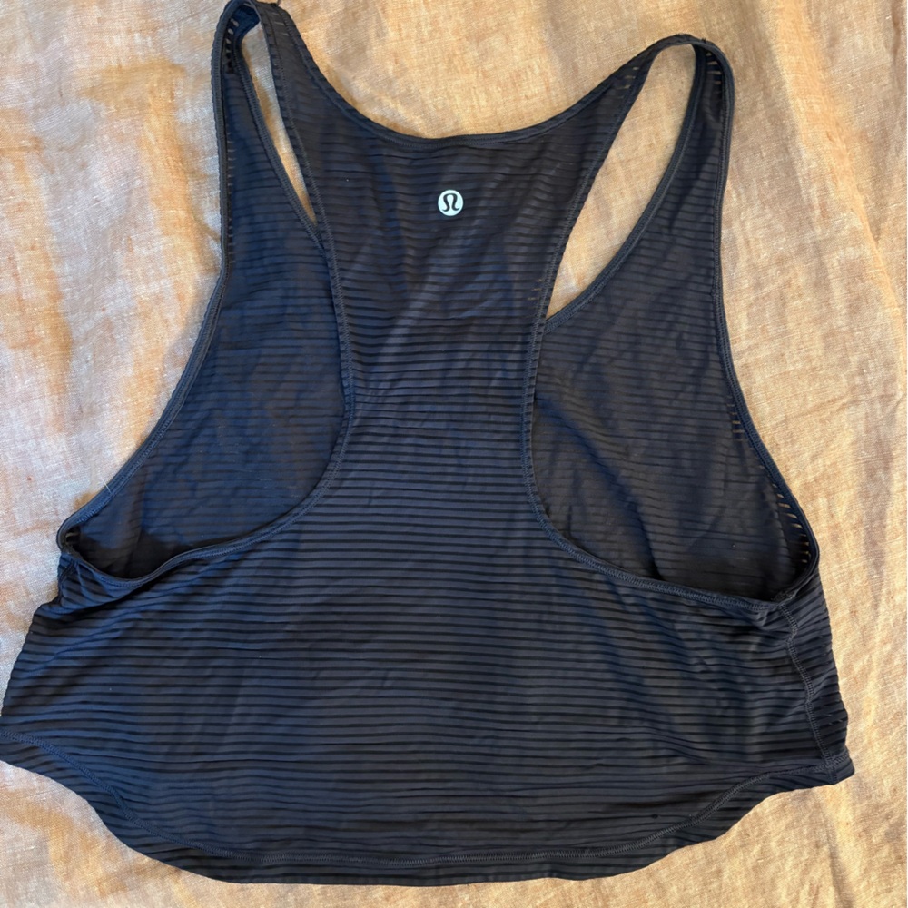 lululemon athletica Black Crop Top